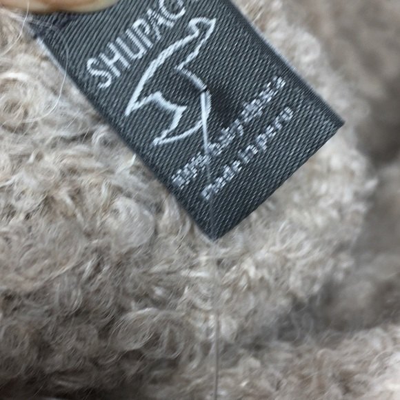 Shupaca Baby Alpaca Poncho Caraveli Tan NWT - Picture 9 of 11